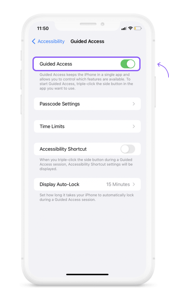 Guided Access in Iphone.